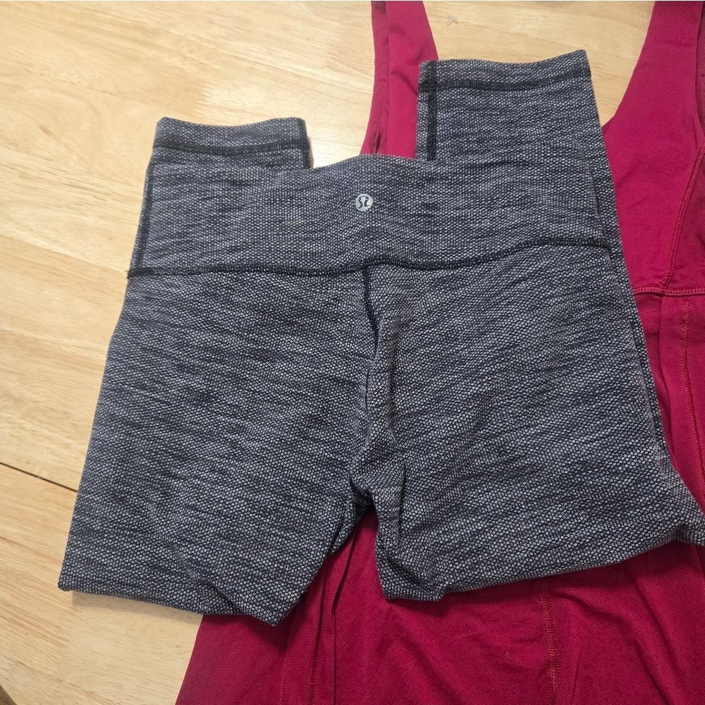 lululemon 2 Piece Bundle Capri And Tank - Picture 5 of 11
